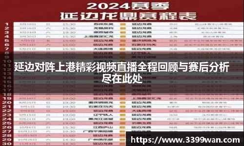 延边对阵上港精彩视频直播全程回顾与赛后分析尽在此处
